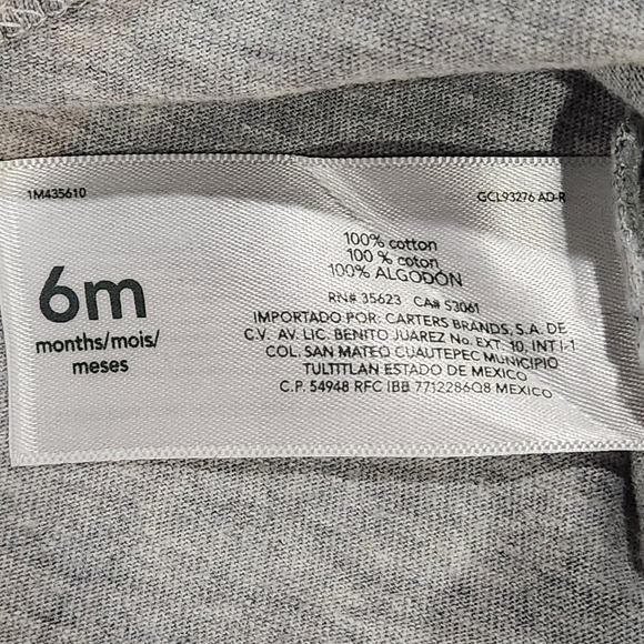 Carter's Dino Camo 3pc Set, 2 Long Sleeve Bodysuits and Camo Jogger Pants Size6M - Picture 6 of 9